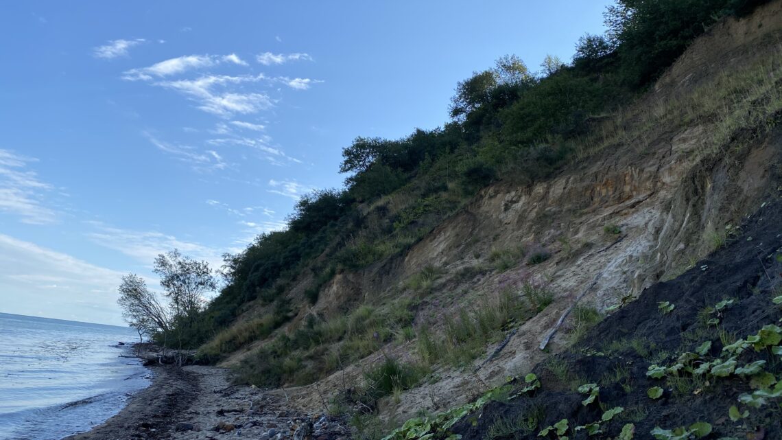 Røjle Klint, Strib. 14 km.